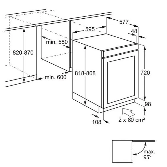 Винный шкаф ELECTROLUX EWUD040B8B
