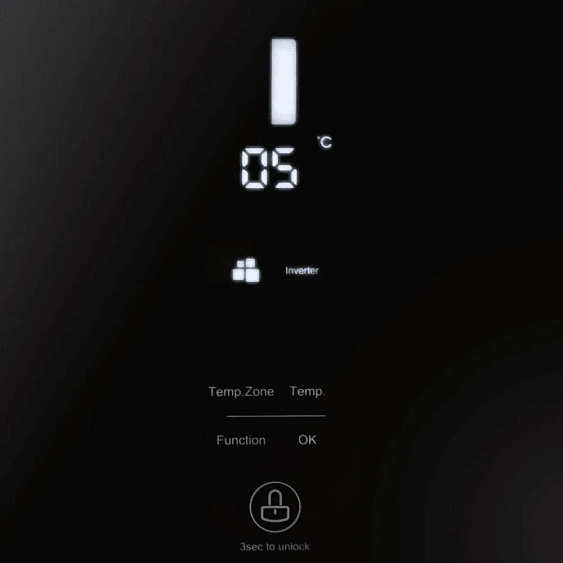 Холодильник MAUNFELD MFF177NFB Slim Inverter