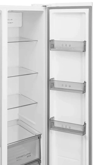 Холодильник MEFERI MFR83WH TOTAL NO FROST SIDE BY SIDE COMFORT