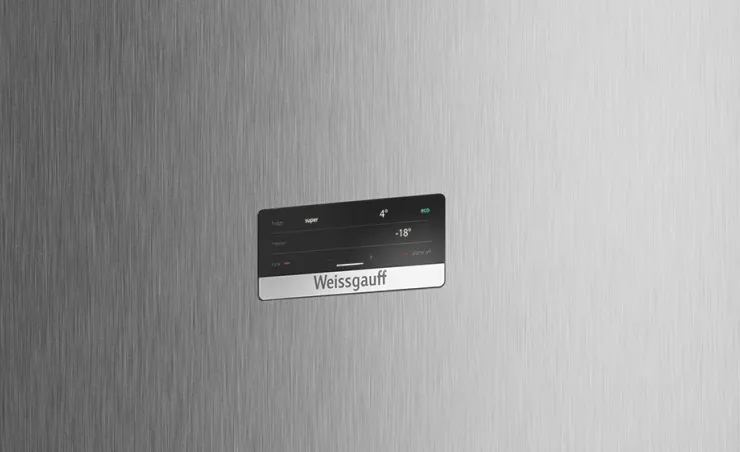 Холодильник WEISSGAUFF WRK 2010 D Inverter NoFrost Inox