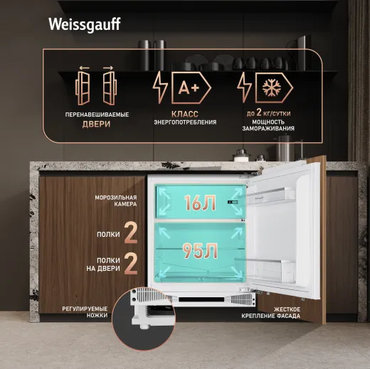Холодильник WEISSGAUFF WRI-85 Inverter