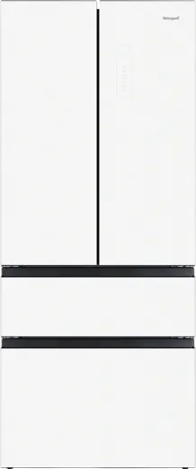Холодильник WEISSGAUFF WFD 450 Built-in Inverter NoFrost White Glass