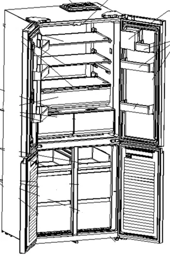 Холодильник MAUNFELD MFF192NFPW01 Inverter