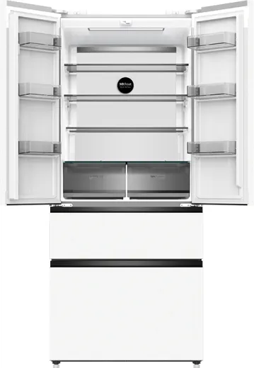 Холодильник WEISSGAUFF WFD 450 Built-in Inverter NoFrost White Glass