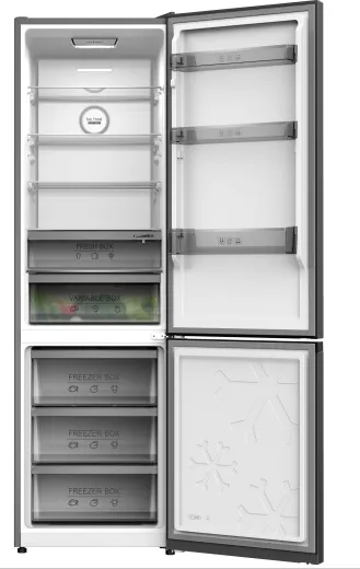 Холодильник WEISSGAUFF WRK 2010 Full NoFrost Inverter Dark Grey