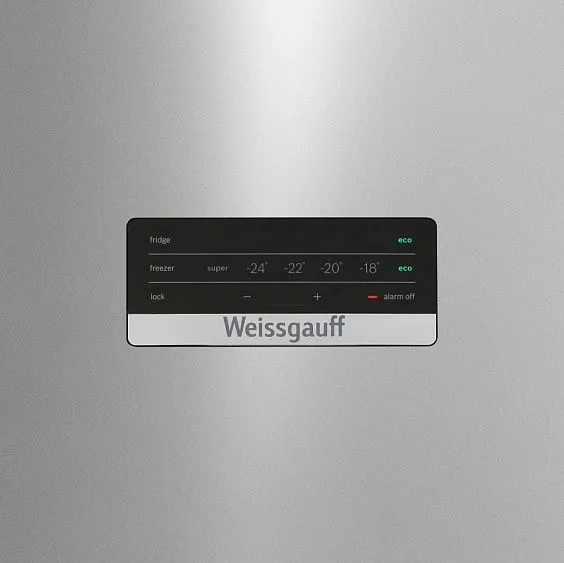 Холодильник WEISSGAUFF WRK 2010 D Inverter NoFrost Inox Soft Close