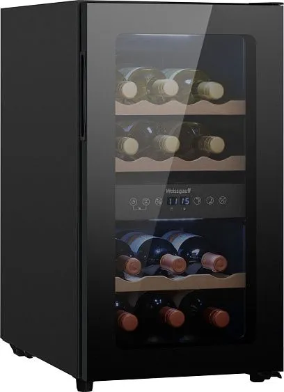 Винный шкаф WEISSGAUFF WWC-16 DualZone Compressor