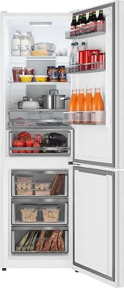Холодильник WEISSGAUFF WRK 2000 Total NoFrost Inverter White Rock Glass