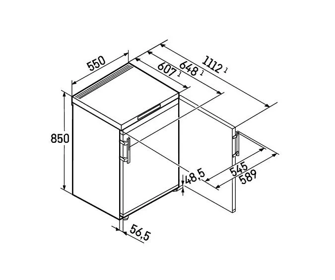 Морозильная камера LIEBHERR Fdgd 1404