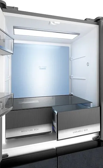 Холодильник WEISSGAUFF WCD 450 Rock Glass NoFrost Inverter