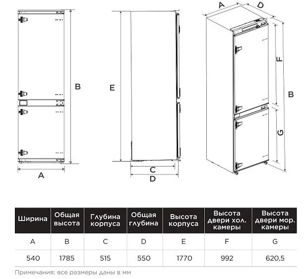 Холодильник MIDEA MDRE367FGE01