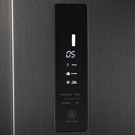 Холодильник MAUNFELD MFF177NFSB Slim Inverter