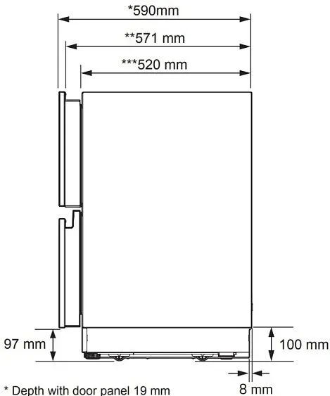 Холодильник SIGNATURE SKSUD2402E