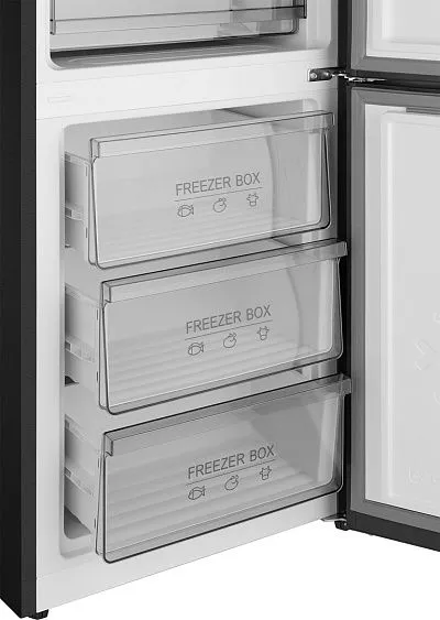 Холодильник WEISSGAUFF WRK 185 Total NoFrost Inverter Black