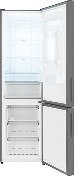 Холодильник WEISSGAUFF WRK 2000 Full NoFrost Inverter Grey Glass