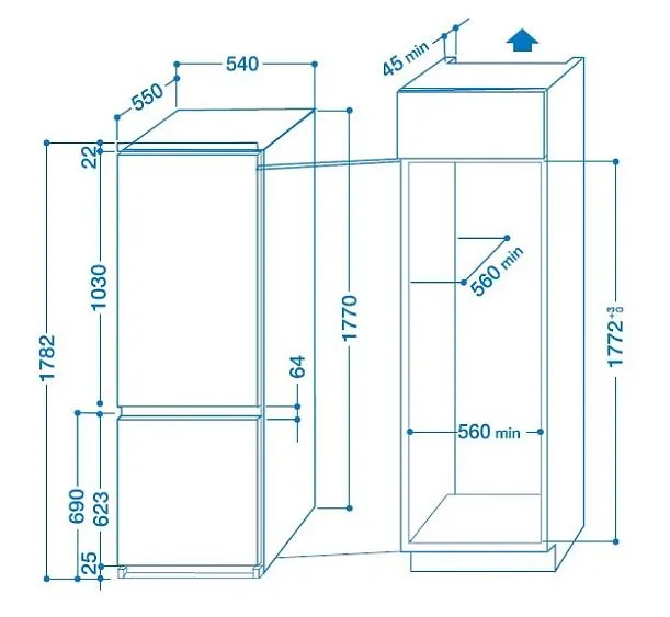 Холодильник INDESIT in cb 31 aa