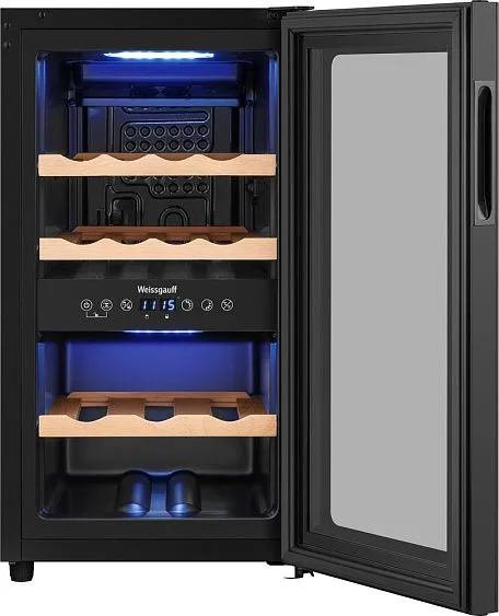 Винный шкаф WEISSGAUFF WWC-16 DualZone Compressor
