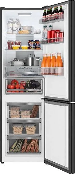 Холодильник WEISSGAUFF WRK 2000 Total NoFrost Inverter Rock Glass