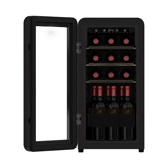 Винный шкаф TESLER CWC-188 BLACK LD