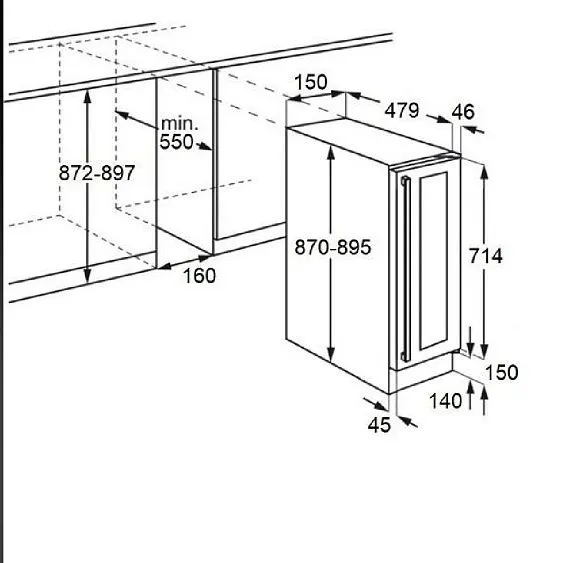 Винный шкаф MAUNFELD MBWC-20S7.1