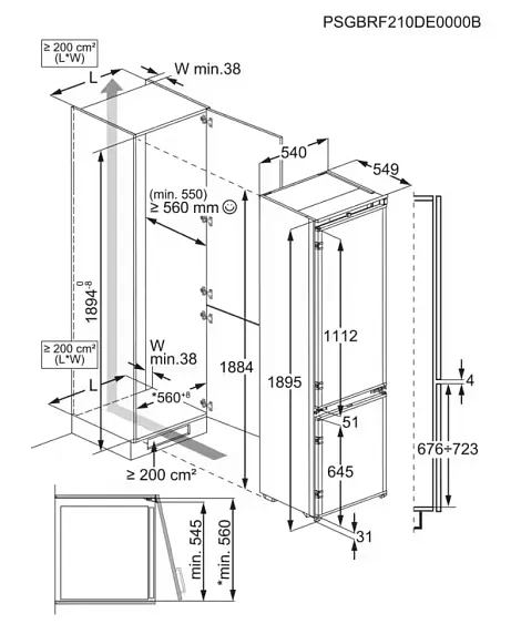 Холодильник ELECTROLUX ENT6MD19S3