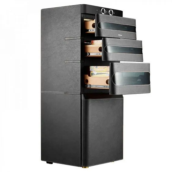 Сигарный шкаф AFIDANO L5 (Чёрный оникс)