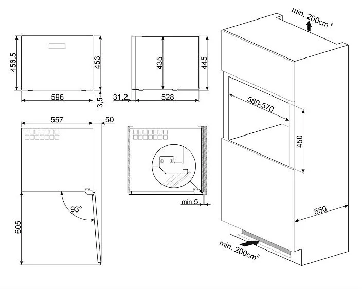 Винный шкаф SMEG CVI620NRE