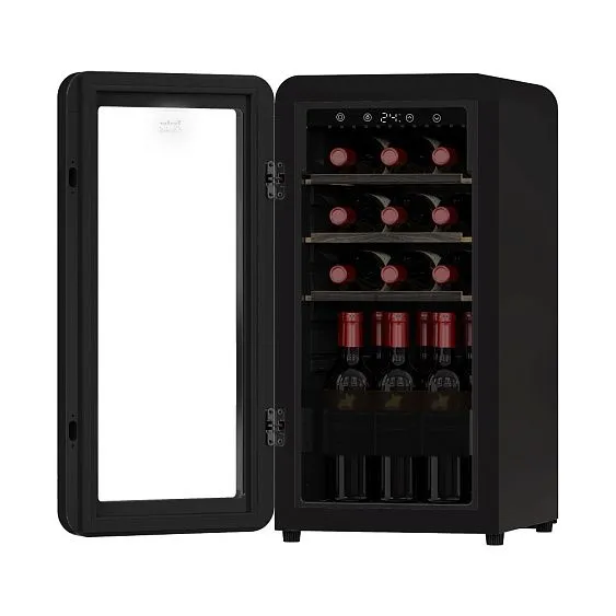 Винный шкаф TESLER CWC-188 BLACK LD