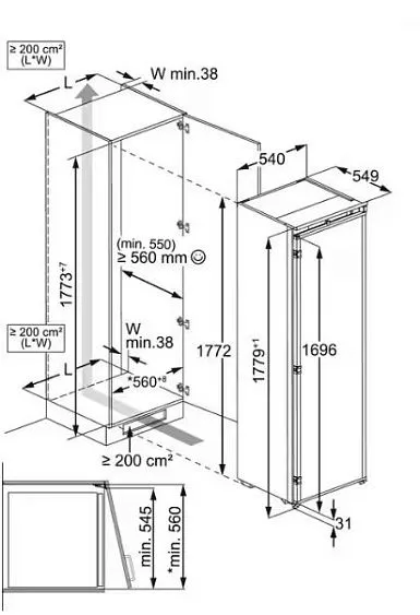 Холодильник AEG TK6FS181DS