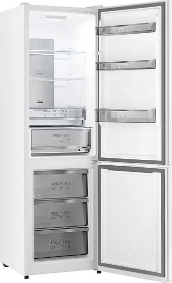 Холодильник WEISSGAUFF WRK 2000 Total NoFrost Inverter White Rock Glass