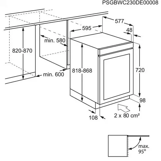 Винный шкаф AEG NSW8D826GT