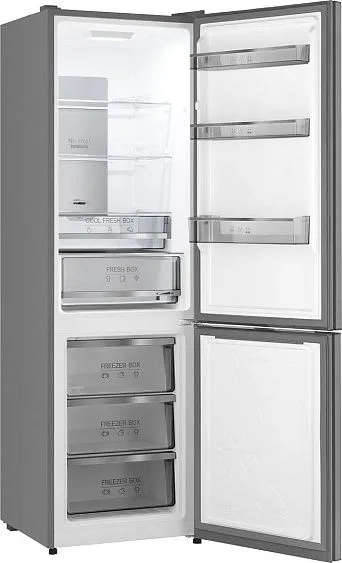 Холодильник WEISSGAUFF WRK 2000 Total NoFrost Inverter Beige Glass