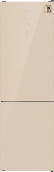 Холодильник WEISSGAUFF WRK 2000 Total NoFrost Inverter Beige Glass