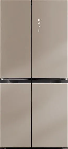 Холодильник LEX LCD450 Brown satin Cross Door