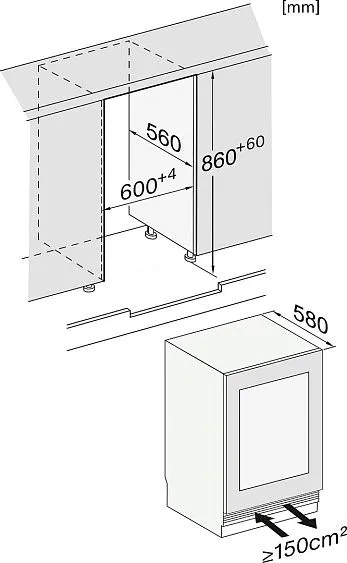 Винный шкаф MIELE KWTUS 7196 E