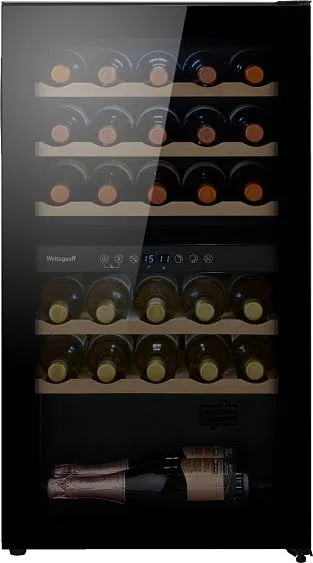 Винный шкаф WEISSGAUFF WWC-29 DB DualZone