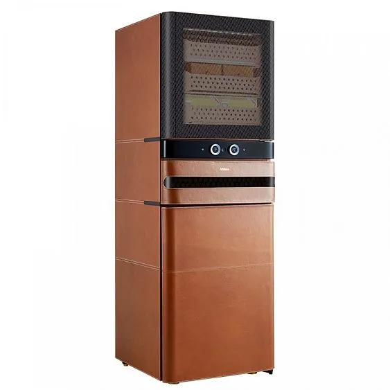 Сигарный шкаф AFIDANO L6 (Коньячная кожа)