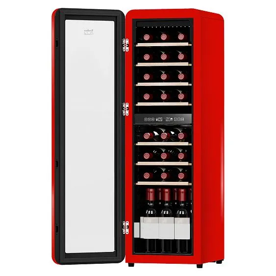 Винный шкаф TESLER CWC-308 RUBY RED LD