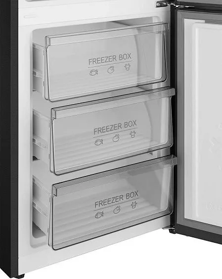 Холодильник WEISSGAUFF WRK 2000 Total NoFrost Inverter Black