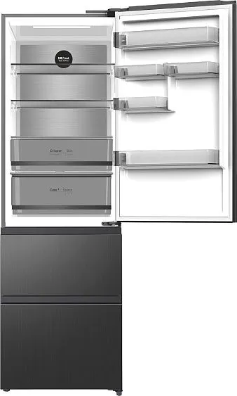 Холодильник WEISSGAUFF WFD 420 Total NoFrost Inverter Dark Inox
