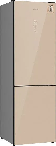 Холодильник WEISSGAUFF WRK 2000 Total NoFrost Inverter Beige Glass