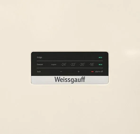 Холодильник WEISSGAUFF WRK 2010 D Inverter NoFrost Beige
