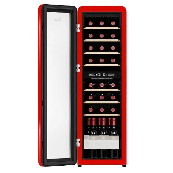 Винный шкаф TESLER CWC-308 RUBY RED LD