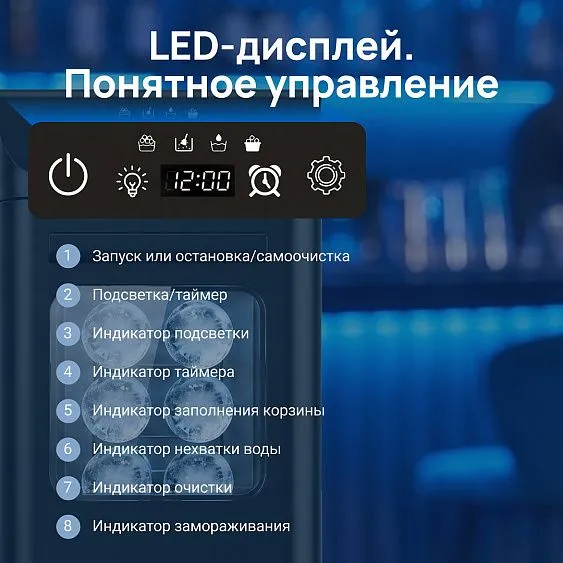 Льдогенератор TESLER ICM-0002 BLACK