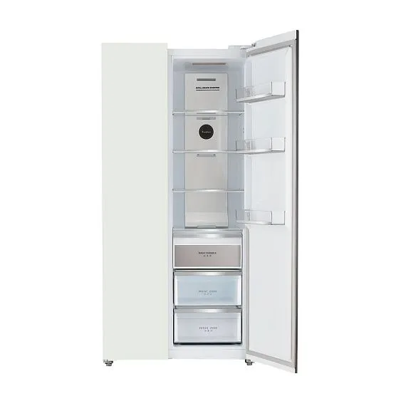 Холодильник TESLER RSD-537BI WHITE MATTE GLASS