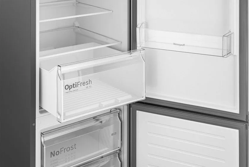Холодильник WEISSGAUFF WRK 2010 D Inverter NoFrost Dark Grey
