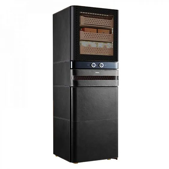 Сигарный шкаф AFIDANO L8 (Чёрный оникс)