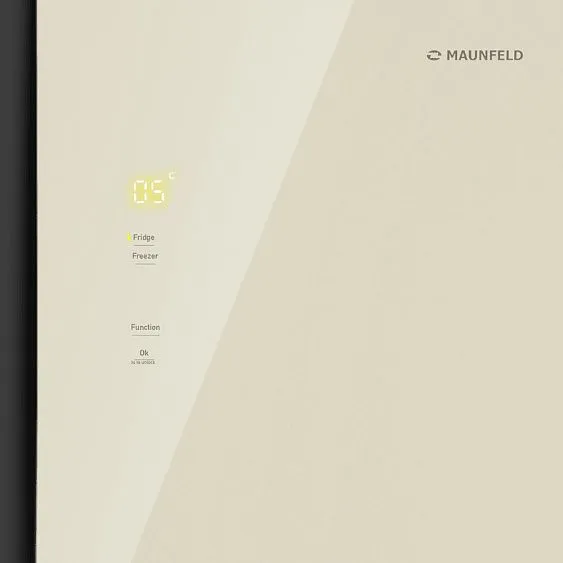 Холодильник MAUNFELD MFF191NFBG Matt Inverter