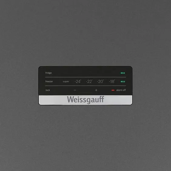 Холодильник WEISSGAUFF WRK 2010 D Inverter NoFrost Dark Grey Soft Close
