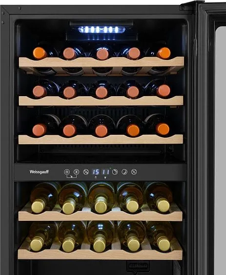 Винный шкаф WEISSGAUFF WWC-29 DB DualZone